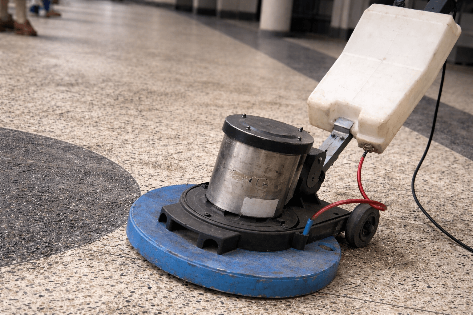 Floor before cleaning in Mbarara, Kampala, Uganda